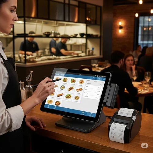 Restaurant billing and POS management dashboard by Zilicius